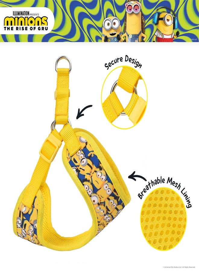 Minions Dog Harness, Medium, Yellow, More Than a Minion | Comfortable Mesh No-Pull Dog Harness| Gifts for Minions Fans and Their Pets | Officially Licensed Pet Product from Universal Studios - Image 4